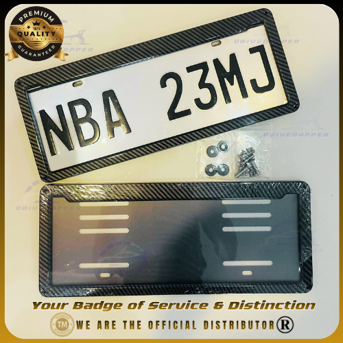 DriveDapper Carbon Dip License Frame Plate Holder Accessories