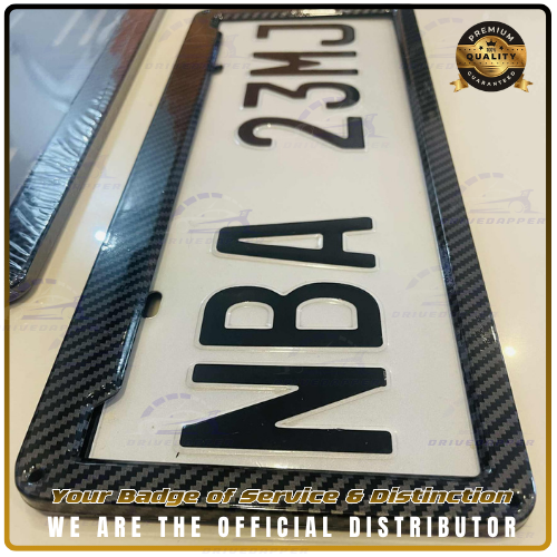 DriveDapper Carbon Dip License Frame Plate Holder Accessories