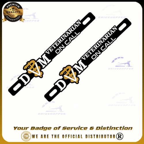 DVM On Call Car VIP Badge Emblem Accessories