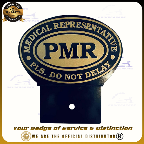💊 MEDICAL REPRESENTATIVE Car Profession Emblem Gold