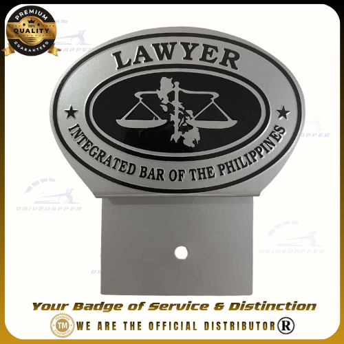 LAWYER Car Profession Premium Emblem Accessories Black Gold