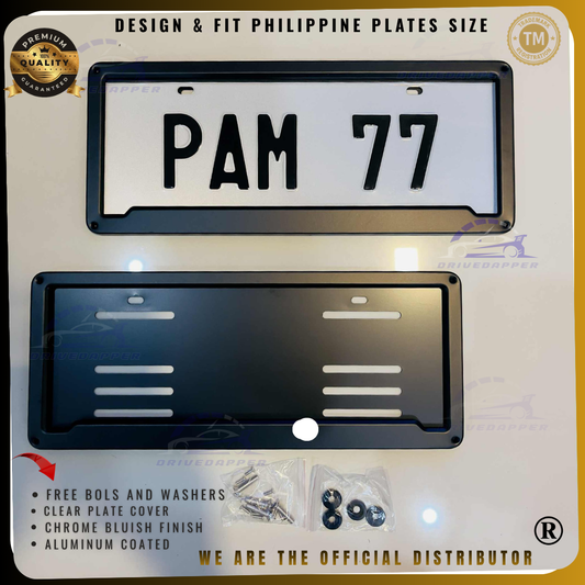 DriveDapper Matte Finish License Frame Plate Holder Accessories