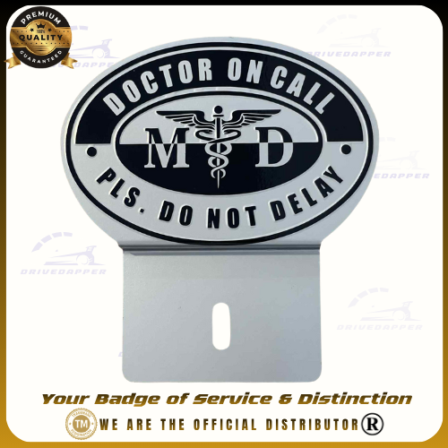 DOCTOR ON CALL – Stainless Car Profession Emblem