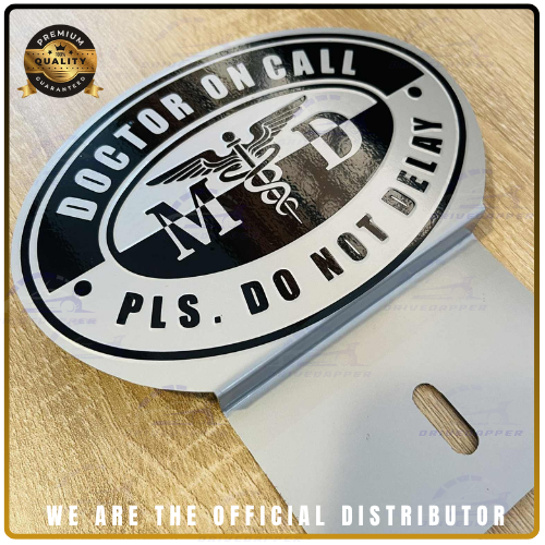 DOCTOR ON CALL – Stainless Car Profession Emblem