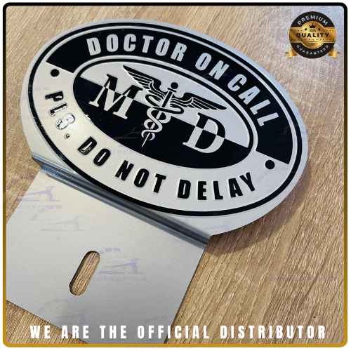 DOCTOR ON CALL – Stainless Car Profession Emblem
