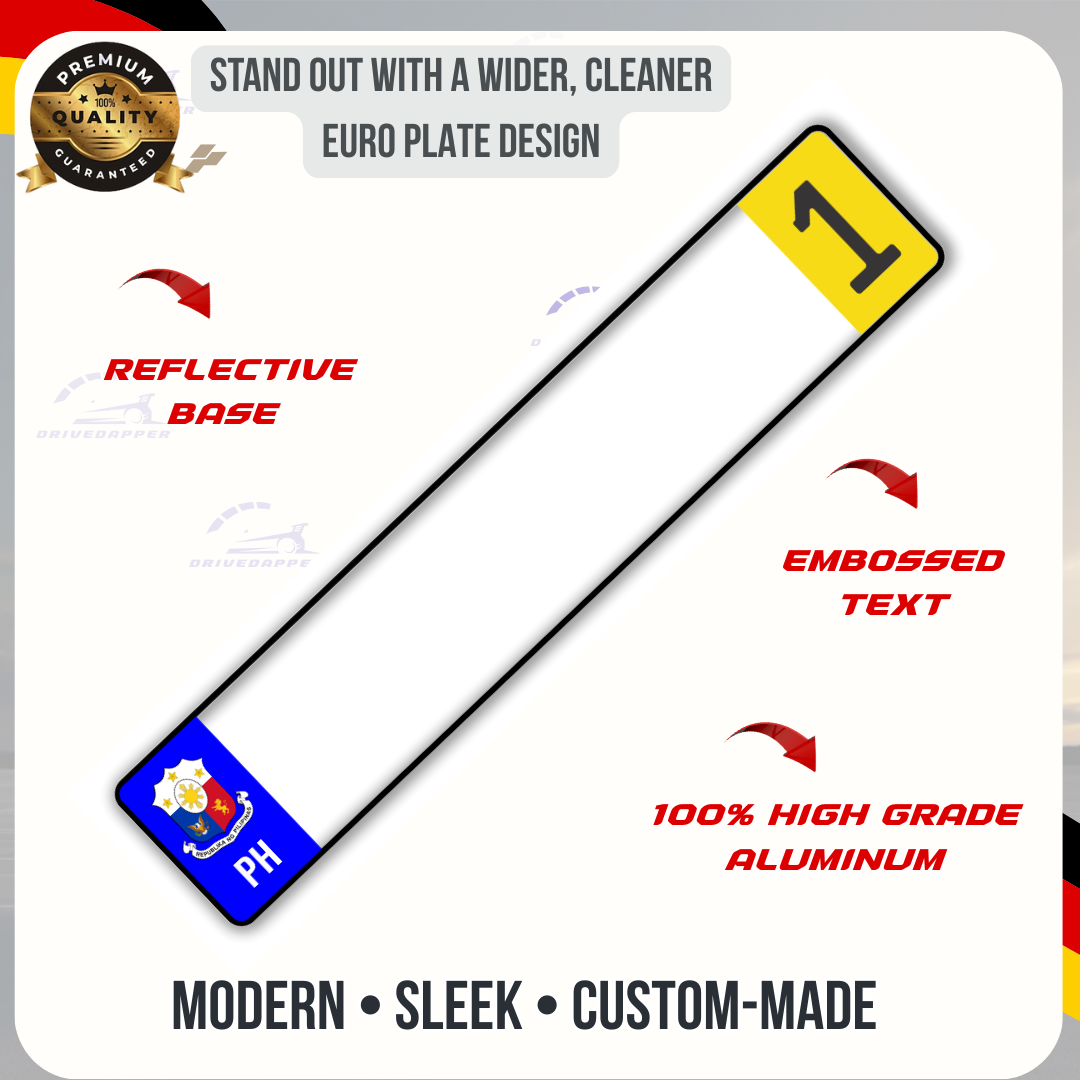 EURO PLATES PH Coat of Arms Inspired