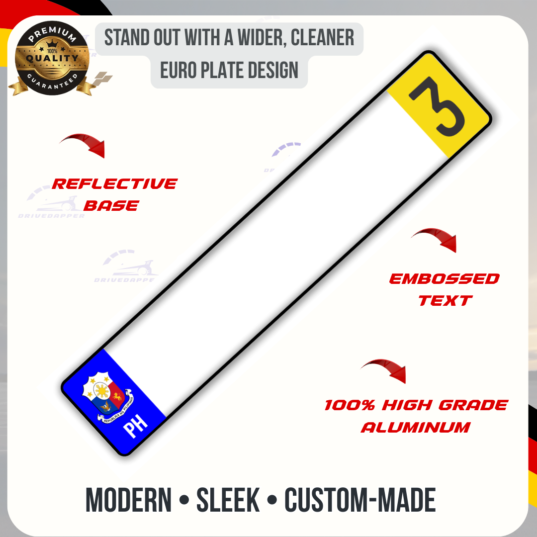 EURO PLATES PH Coat of Arms Inspired