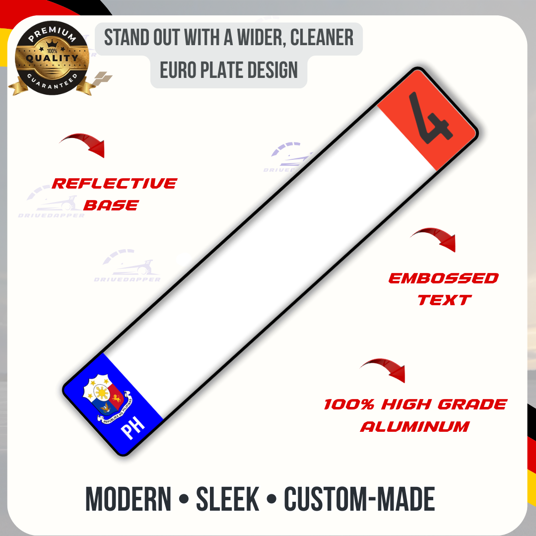 EURO PLATES PH Coat of Arms Inspired