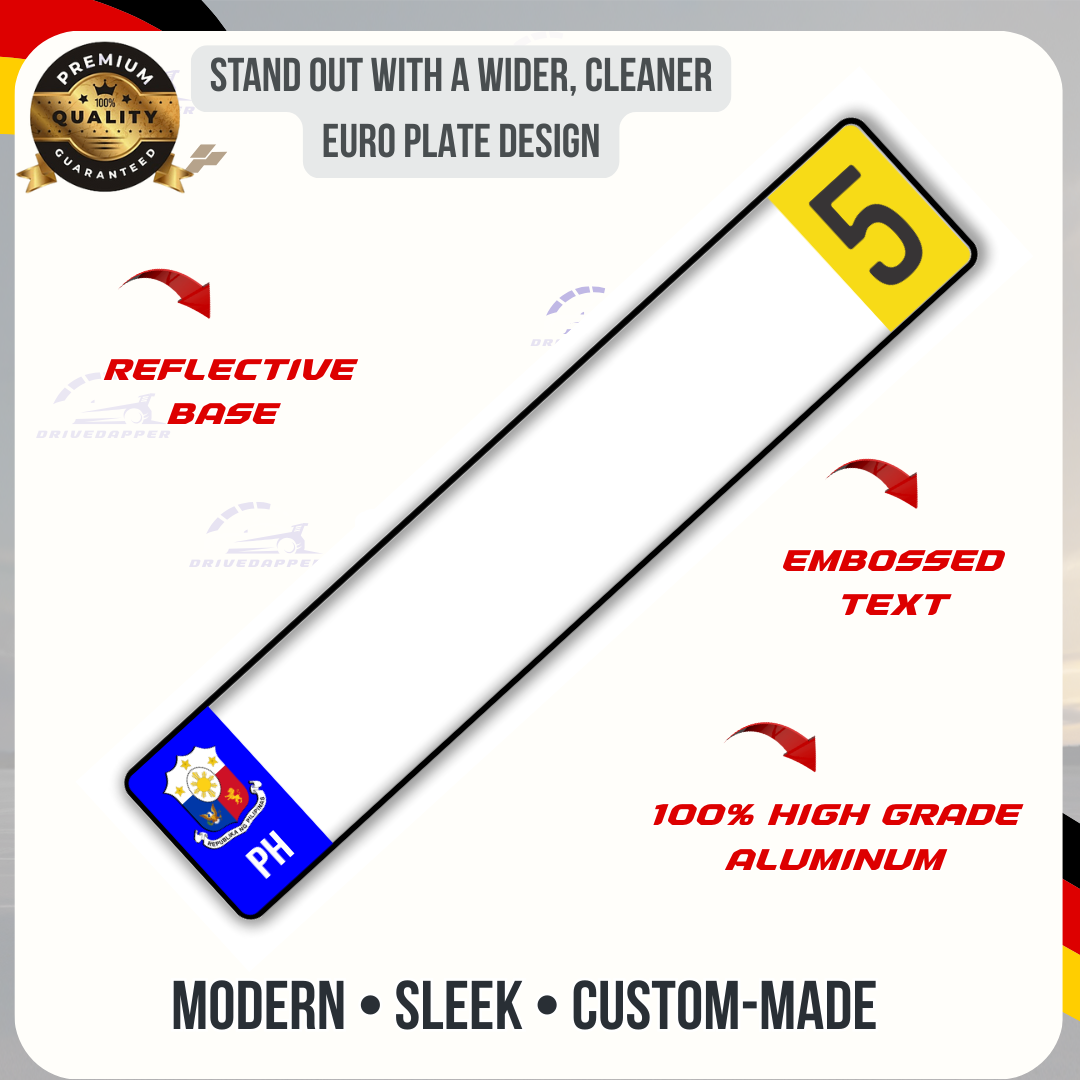 EURO PLATES PH Coat of Arms Inspired