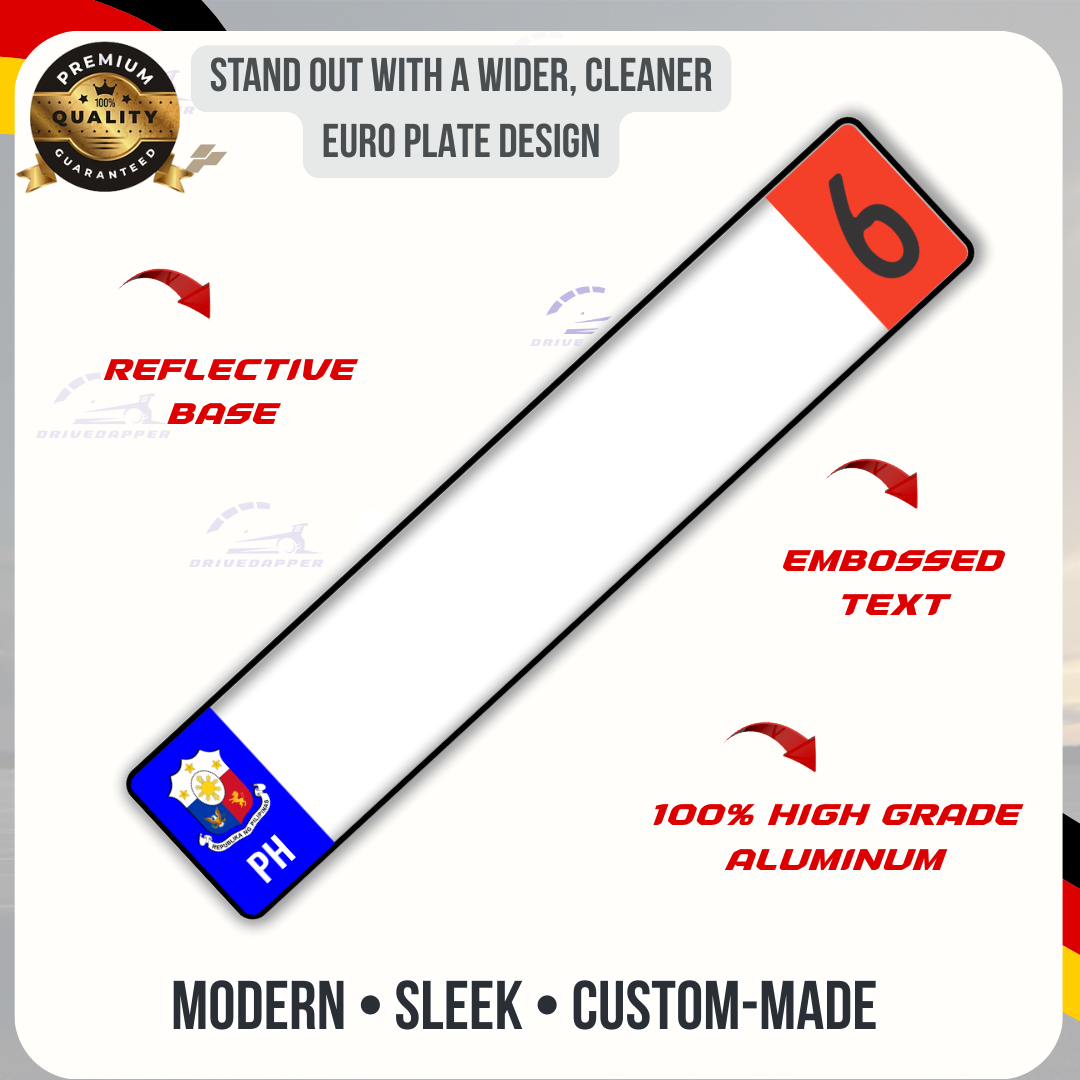 EURO PLATES PH Coat of Arms Inspired