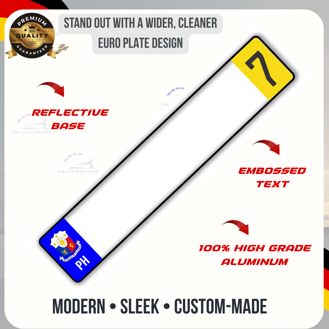 EURO PLATES PH Coat of Arms Inspired