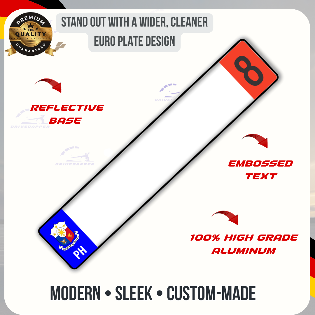 EURO PLATES PH Coat of Arms Inspired