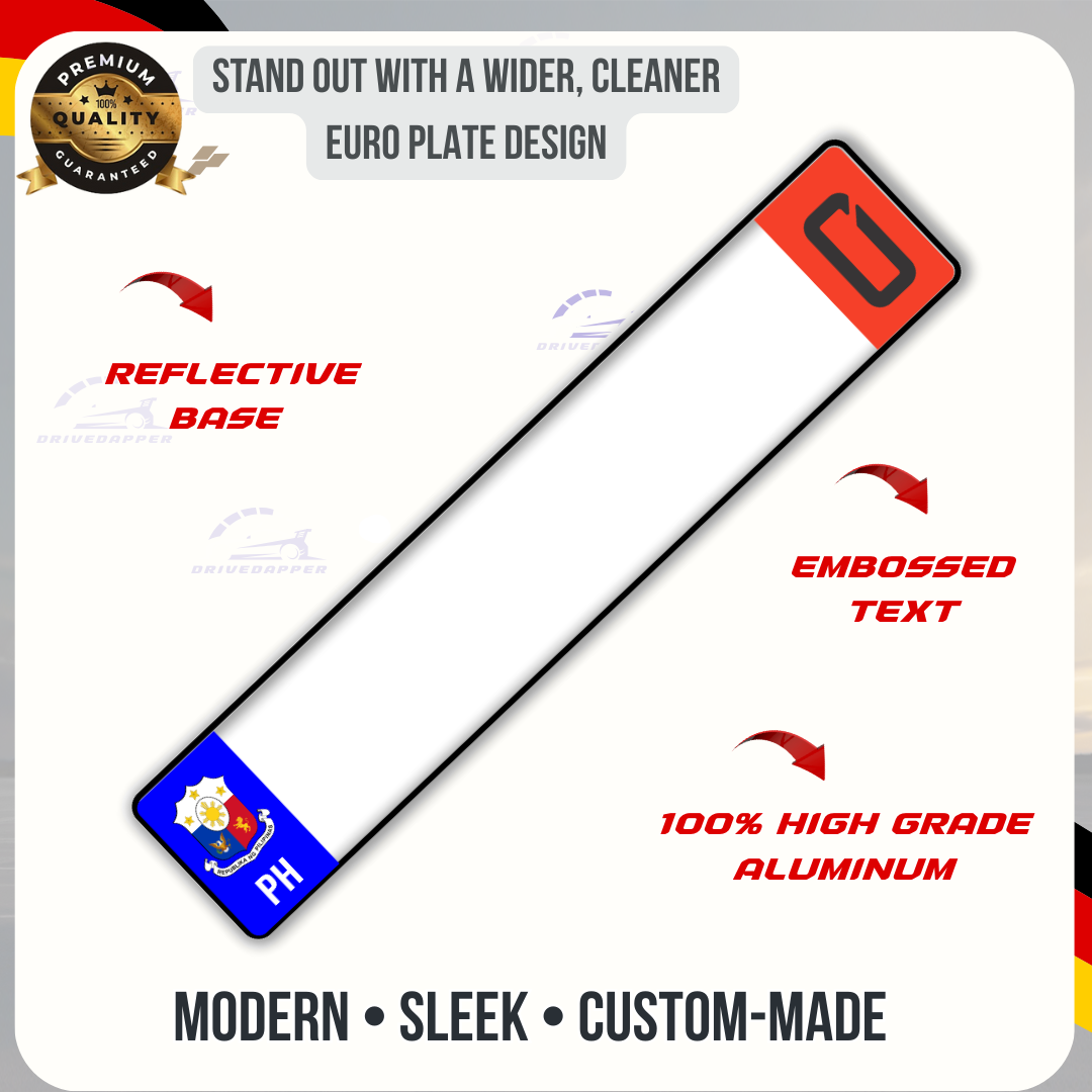 EURO PLATES PH Coat of Arms Inspired