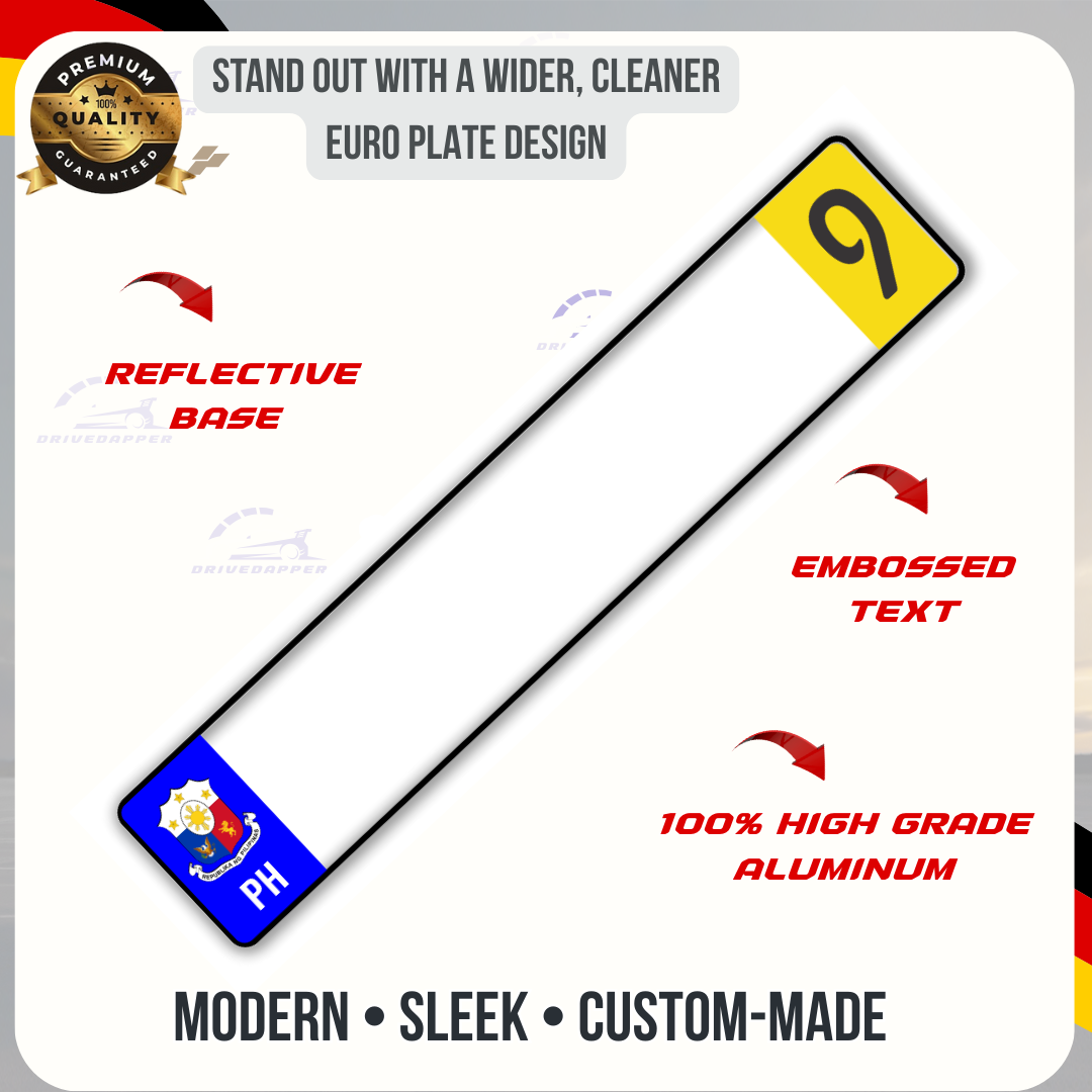 EURO PLATES PH Coat of Arms Inspired