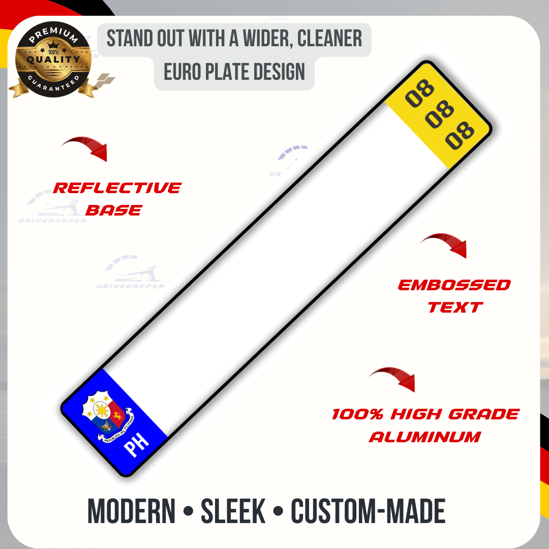 EURO PLATES PH Coat of Arms Inspired