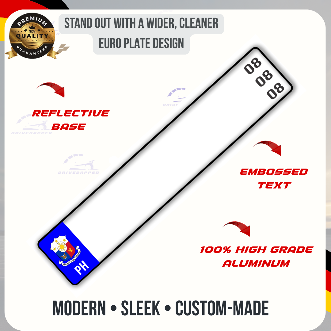 EURO PLATES PH Coat of Arms Inspired