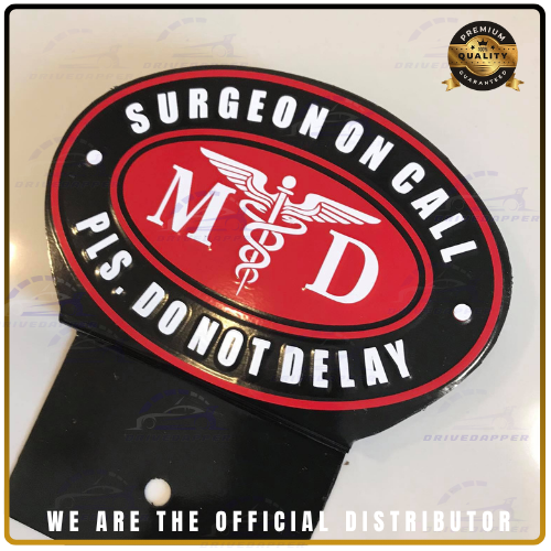 Surgeon On Call MD Car Profession Emblem Accessories