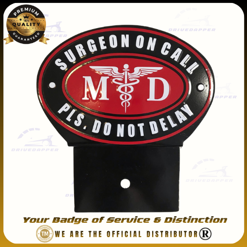 Surgeon On Call MD Car Profession Emblem Accessories