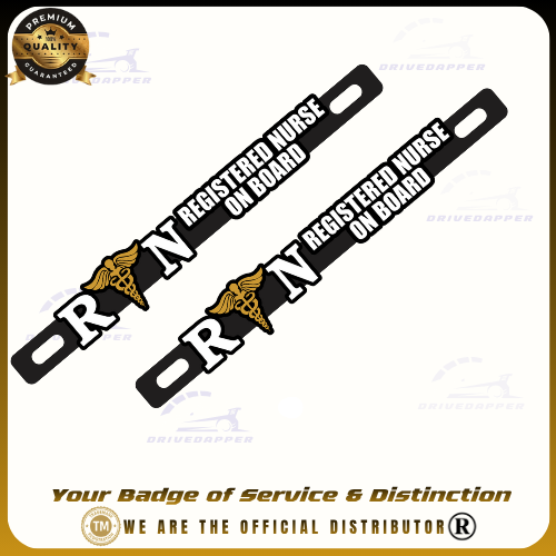 🩺 REGISTERED NURSE (RN) Car Profession Emblem Gold