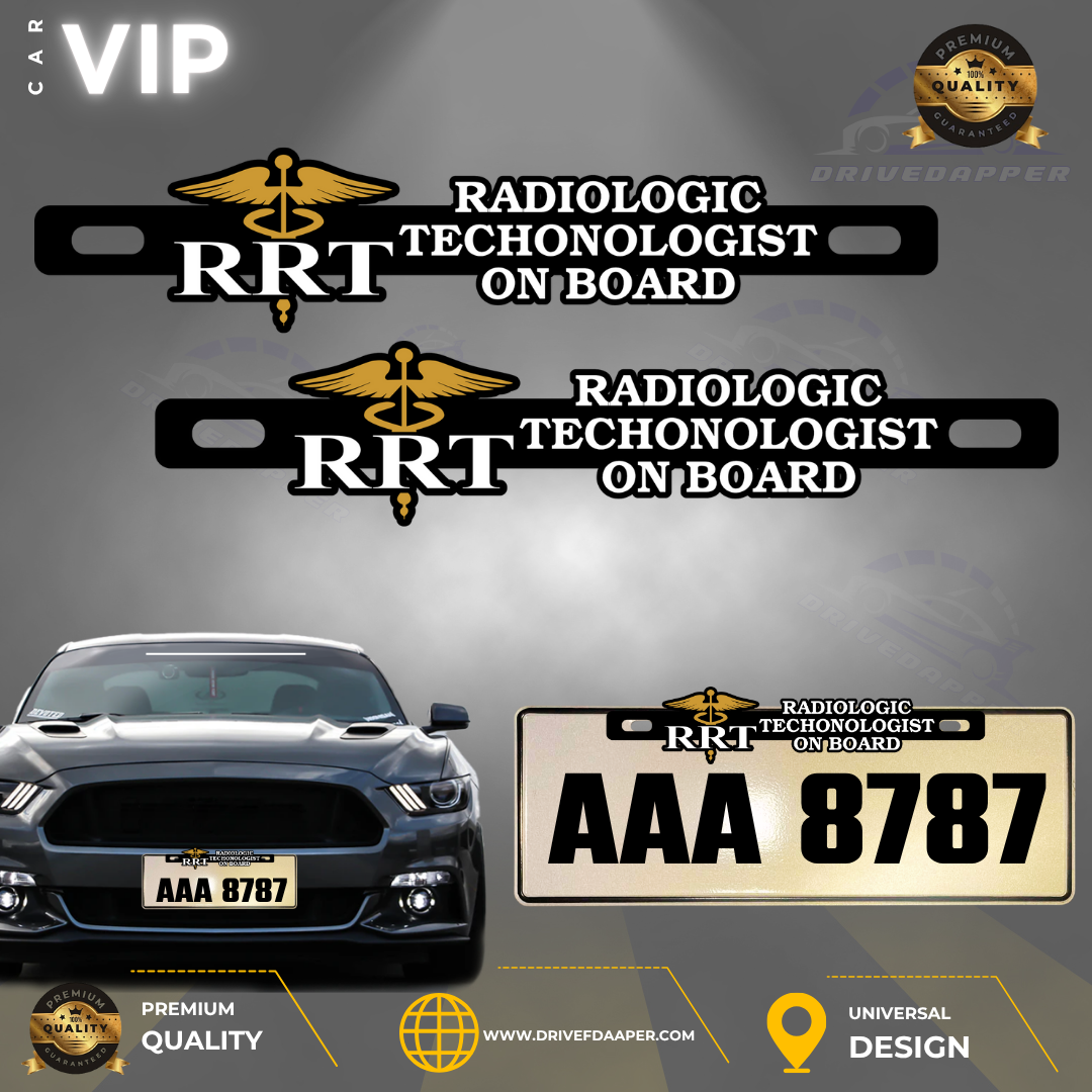 Radiologic Technologist RRT Car Badge VIP Emblem