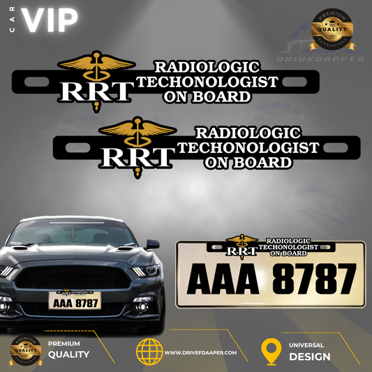 Radiologic Technologist RRT Car Badge VIP Emblem