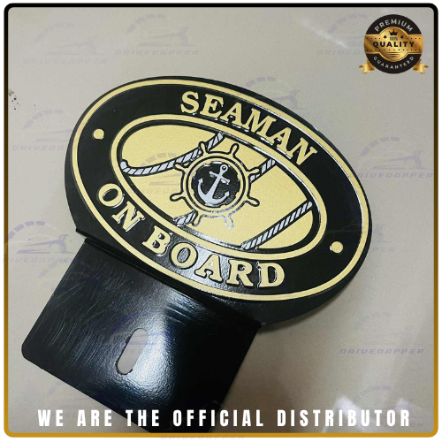 Seaman Car Profession Emblem Accessories Black Gold