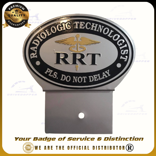 Radiologic Technologist Car Profession Emblem Accessories Silver Black