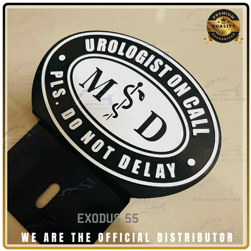 UROLOGIST ON CALL Car Profession Emblem Black White