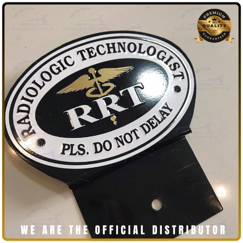Radiologic Technologist Car Profession Emblem Accessories Black White