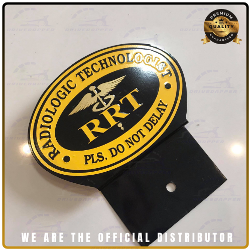 Radiologic Technologist Car Profession Emblem Accessories Black Gold
