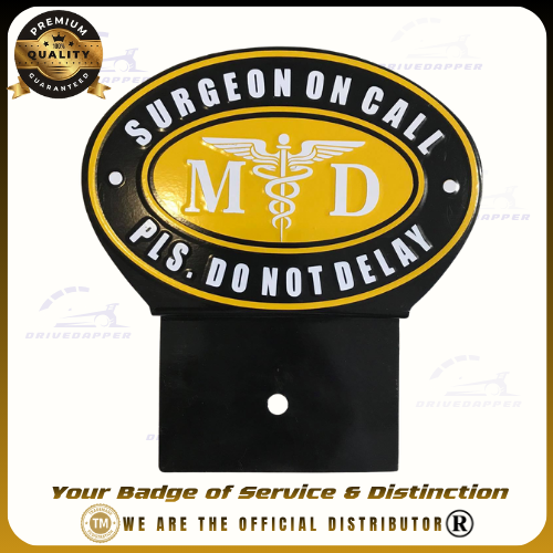 Surgeon On Call MD Car Profession Emblem Accessories